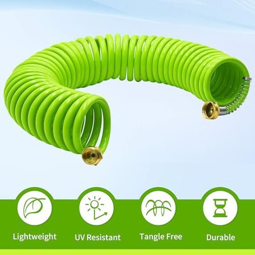 Automan Garden Water Hose 40 Ft Retractable Coil Green
Automan 7 Pattern Function Sprayer Garden Water Hose Green
Automa