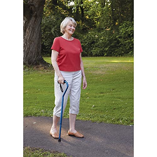 Ergo Offset Cane with Soft Cushioned Handle - Adjustable Walking Cane for Women - Rose Pattern  
Ergo Offset Cane with S