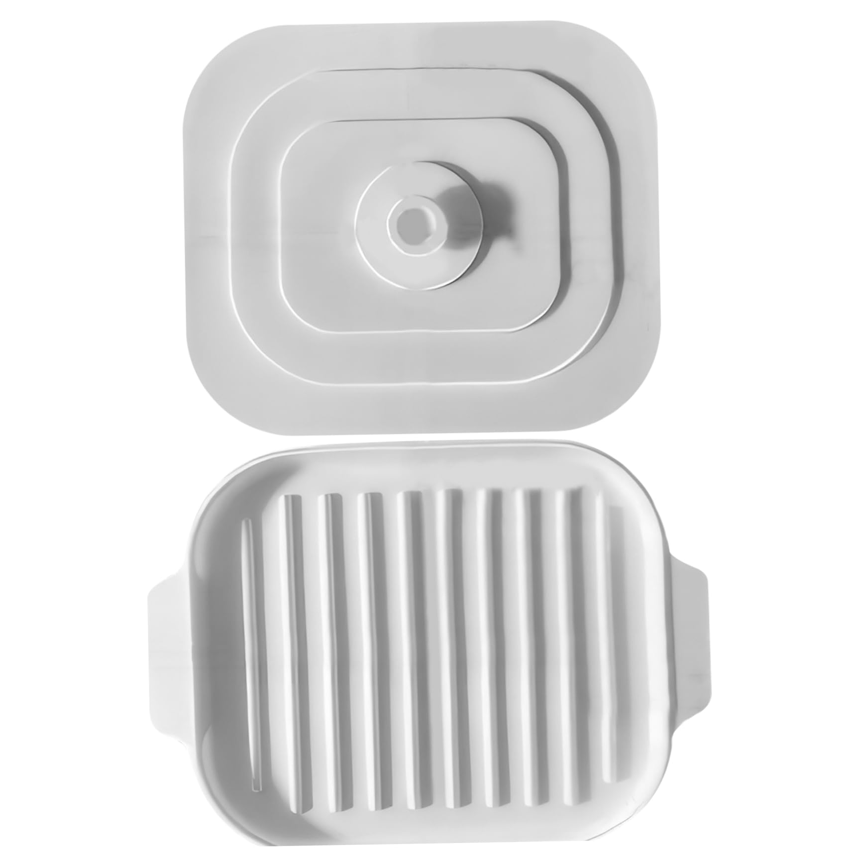 Microwave Bacon Cooker with LidHeat Resistant Grooved Bacon Cooker for Home Restaurant
| Microwave Bacon Tray 11x8.2" R