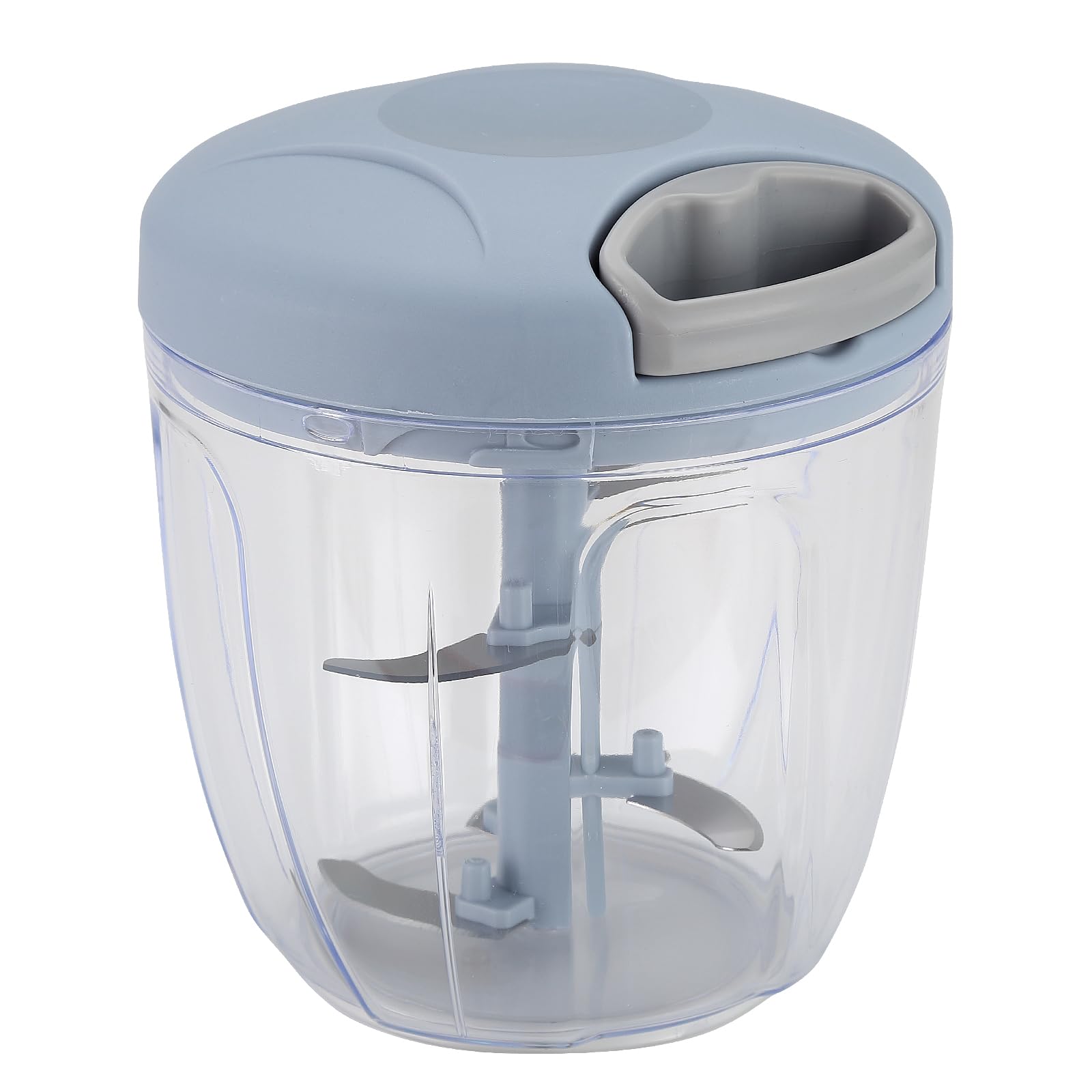 Garlic Mincer Hand Cutter for Onion and Ginger - Dishwasher Safe Vegetable Chopper (Grey, 900ml)  
Garlic Mincer Hand Cu